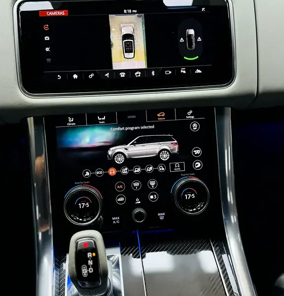 2021 Land Rover Range Rover Sport SVR Supercharged V8 Petrol Engine Blue White SUV Automatic