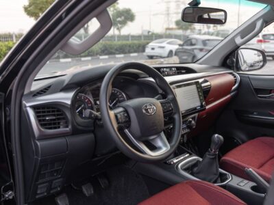 2026 Toyota Hilux Double Cab GLX 2.7 Litres 4 Cylinders Petrol Engine Black Red Pickup Truck