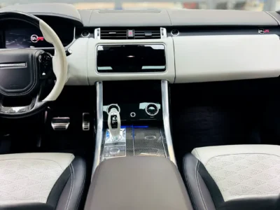 2021 Land Rover Range Rover Sport SVR Supercharged V8 Petrol Engine Blue White SUV Automatic