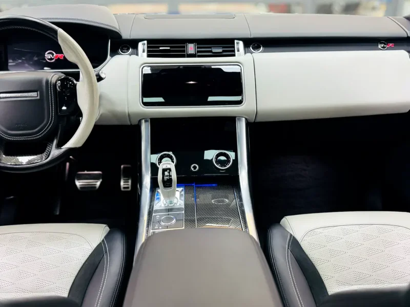2021 Land Rover Range Rover Sport SVR Supercharged V8 Petrol Engine Blue White SUV Automatic