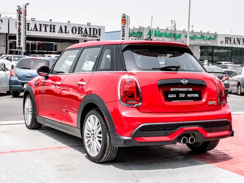 2024 MINI Cooper 3 Cylinders Petrol Engine Red Black Sedan American Specs Base Trim