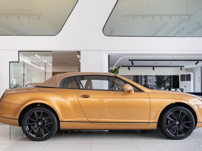 2011 Bentley Continental GT Supersports W12 6.0L Twin turbo Engine Gold Orange Convertible