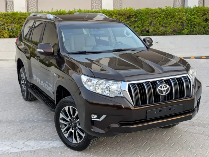 2022 Toyota Prado VXR Top Full Option 4.0L V6 Petrol Engine Brown Beige SUV GCC Specs