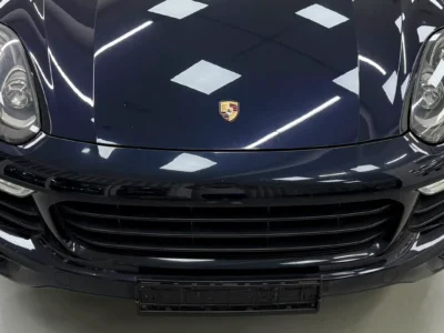 2015 Porsche Cayenne S 3.6 Litres V6 Twin-Turbo Petrol Engine Blue Beige SUV GCC Specs