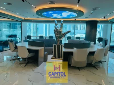 125 sqft Cozy Open Office Space For Full Year, Labour Inspections ,Chiller Free With Ejari (BK)