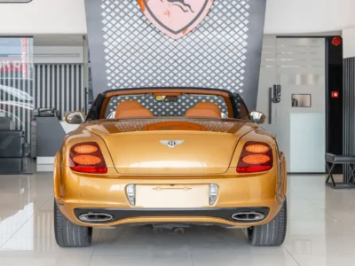 2011 Bentley Continental GT Supersports W12 6.0L Twin turbo Engine Gold Orange Convertible