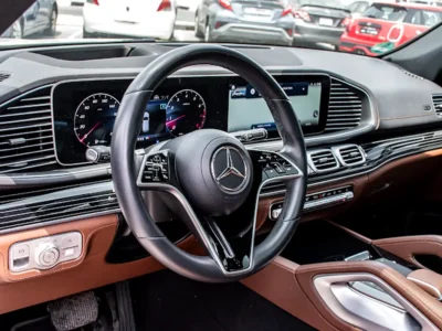 2023 Mercedes-Benz GLE 450 AMG 4MATIC 3.0L Inline-6 Turbo engine with EQ Boost Grey Brown SUV