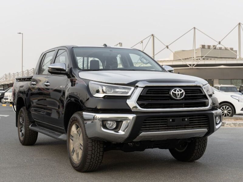 2026 Toyota Hilux Double Cab GLX 2.7 Litres 4 Cylinders Petrol Engine Black Red Pickup Truck