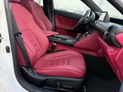 2024 LEXUS IS 350 F-SPORT 3.5 Litres V6 Petrol Engine White Red Sedan American Specs