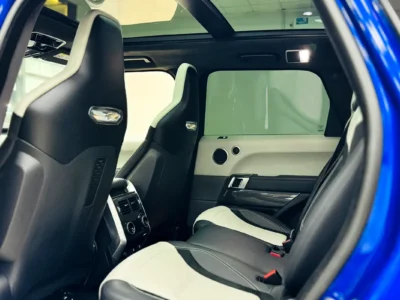 2021 Land Rover Range Rover Sport SVR Supercharged V8 Petrol Engine Blue White SUV Automatic