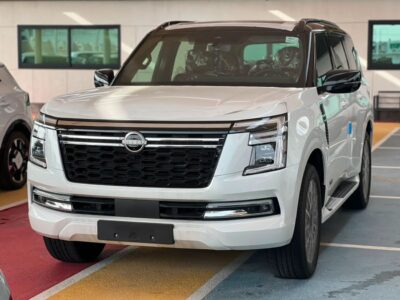 2026 Nissan Patrol PLATINUM 3.5 Litres V6 Petrol Engine White Red SUV GCC Specifications
