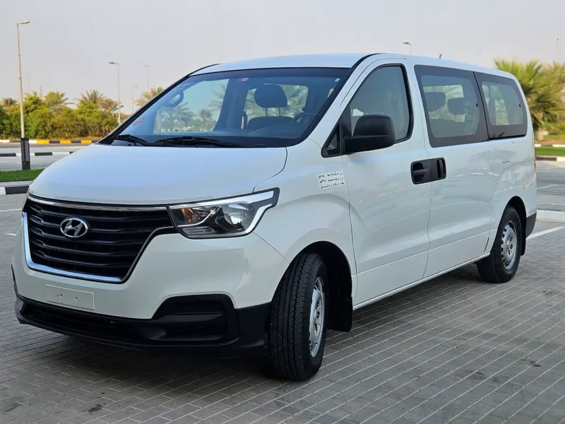 2020 Hyundai H1 GL 2.4 Litres 4 Cylinders Petrol Engine White Grey Van GCC Specs 9-Seater