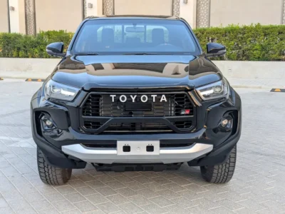 2024 Toyota Hilux GR Sport Double Cab 6 Cylinders Petrol Engine Black Pickup Truck GCC Specs