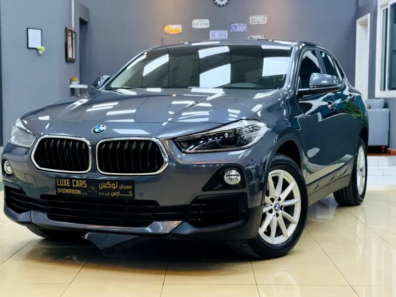 2020 BMW X2 sDrive20i 4 Cylinders Petrol Engine Grey Black SUV GCC Specs Excellent Condition