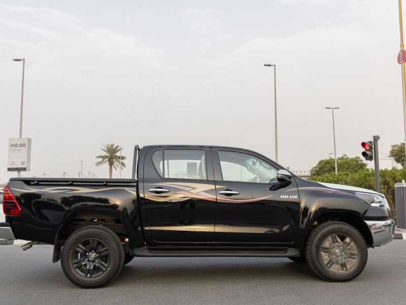 2026 Toyota Hilux Double Cab GLX 2.7 Litres 4 Cylinders Petrol Engine Black Red Pickup Truck