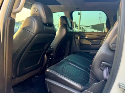 2014 GMC Acadia Denali 3.6 Litres V6 Petrol Engine White Black SUV GCC Specs Fully Loaded