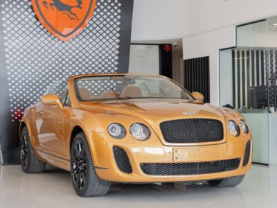 2011 Bentley Continental GT Supersports W12 6.0L Twin turbo Engine Gold Orange Convertible