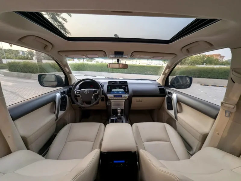 2022 Toyota Prado VXR Top Full Option 4.0L V6 Petrol Engine Brown Beige SUV GCC Specs
