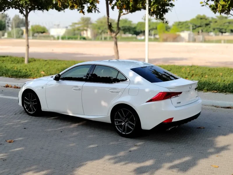 2017 Lexus IS-Series IS 300 Platinum 6 Cylinders Petrol Engine White Red Sedan American Specs