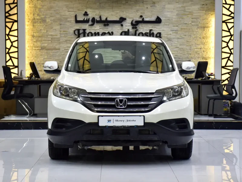 2013 Honda CR-V EX 4 Cylinders petrol Engine White Beige SUV GCC Specs Automatic