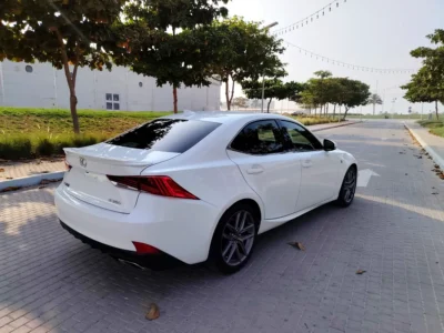 2017 Lexus IS-Series IS 300 Platinum 6 Cylinders Petrol Engine White Red Sedan American Specs