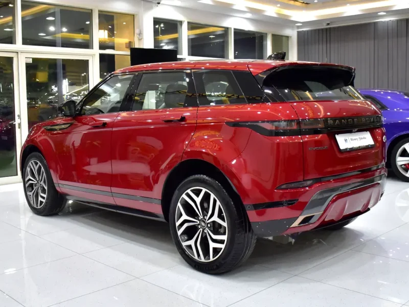 2021 Land Rover Range Rover Evoque R-Dynamic HSE 4 Cylinders Engine Red Maroon Crossover