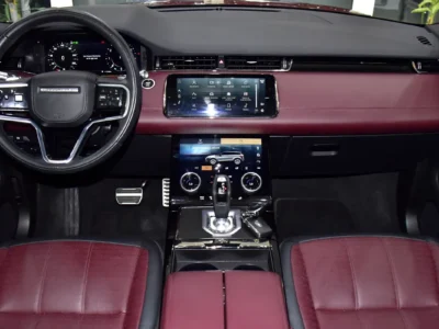 2021 Land Rover Range Rover Evoque R-Dynamic HSE 4 Cylinders Engine Red Maroon Crossover