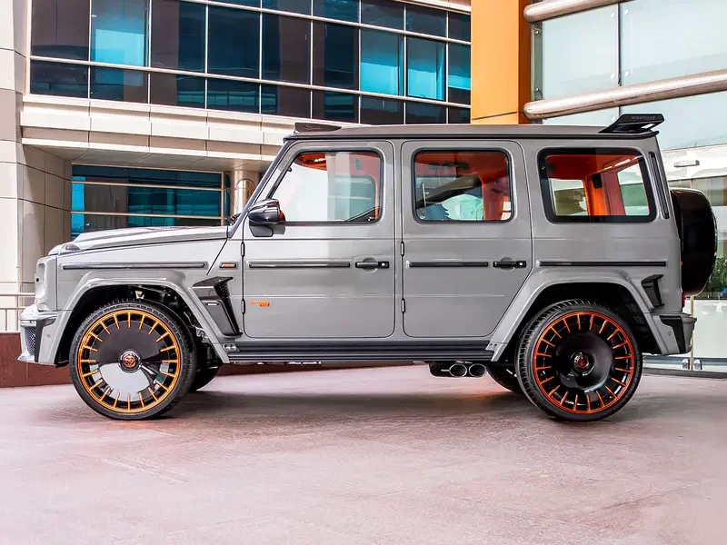 2026 MERCEDES G800 AMG G 63 Standard 8 Cylinders Petrol Engine Grey Orange SUV