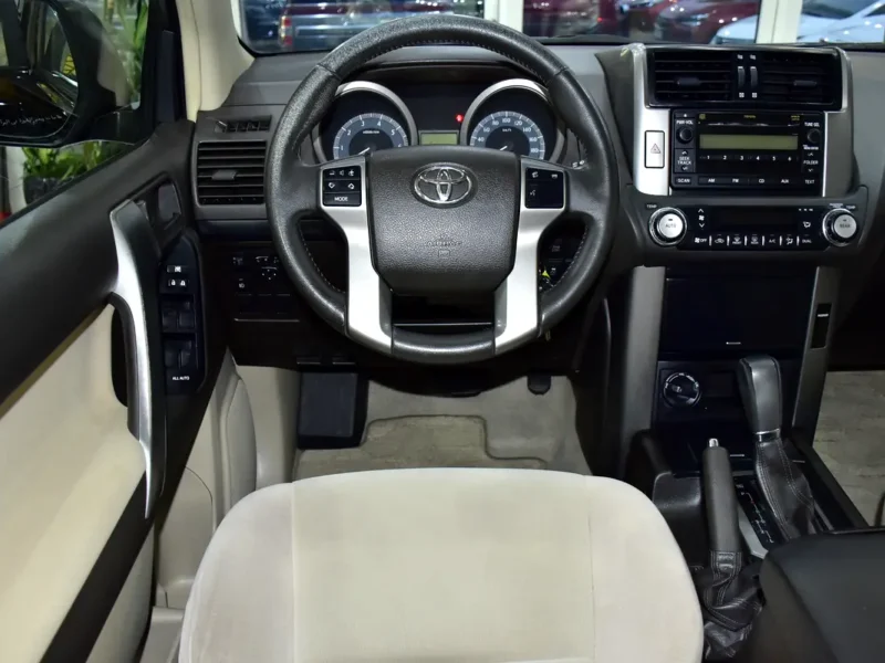 2013 Toyota Prado TXL 4 Cylinders Petrol Engine Black Beige SUV GCC Specs Automatic