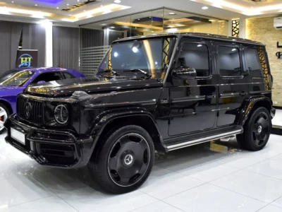 2022 Mercedes-Benz G-Class G 63 AMG 8 Cylinders Petrol Engine Black Red SUV GCC Specs
