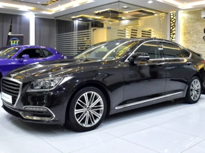 2018 Genesis G80 3.3T 6 Cylinders petrol Engine Black Sedan Automatic Korean Specs