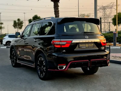 2023 Nissan Patrol Nismo 5.6 Litres V8 Petrol Engine Black Red SUV GCC Specs Pristine Condition