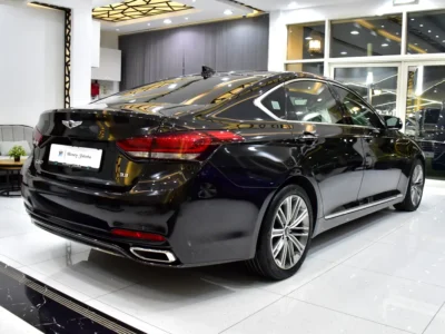 2018 Genesis G80 3.3T 6 Cylinders petrol Engine Black Sedan Automatic Korean Specs