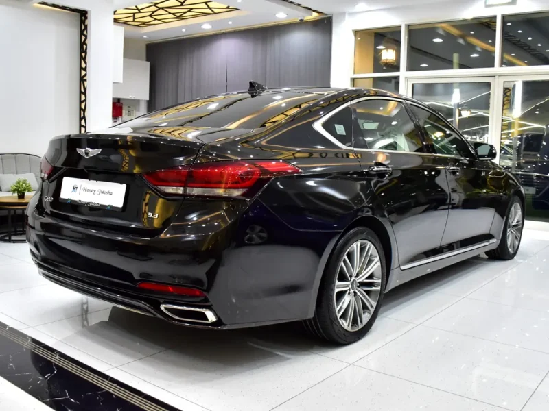 2018 Genesis G80 3.3T 6 Cylinders petrol Engine Black Sedan Automatic Korean Specs