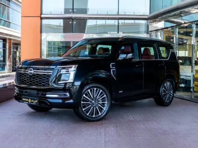 2026 Nissan Patrol LE Platinum 6 Cylinders Petrol Engine Black Red SUV GCC Specs Automatic