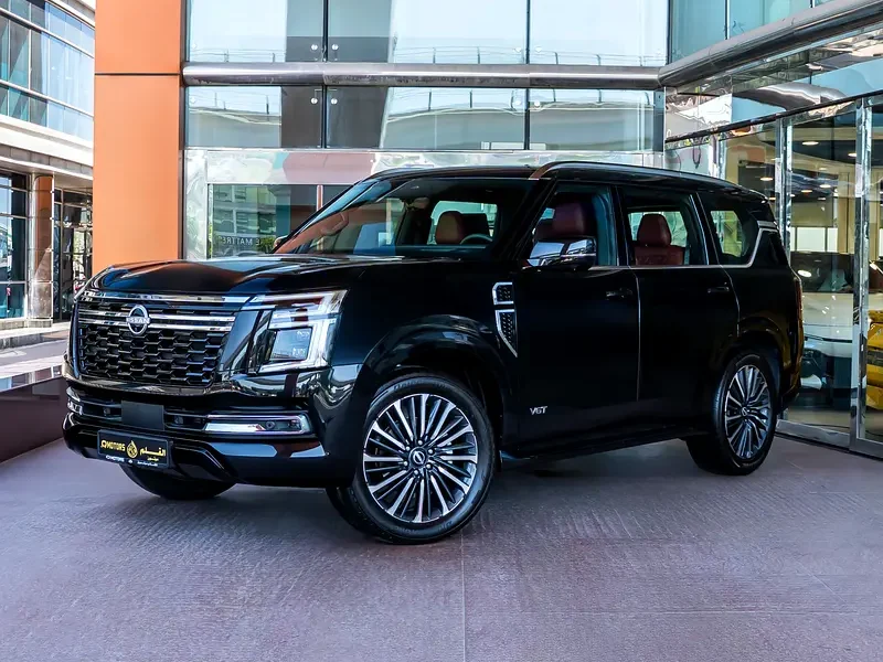 2026 Nissan Patrol LE Platinum 6 Cylinders Petrol Engine Black Red SUV GCC Specs Automatic