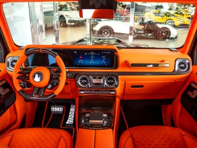 2026 MERCEDES G800 AMG G 63 Standard 8 Cylinders Petrol Engine Grey Orange SUV