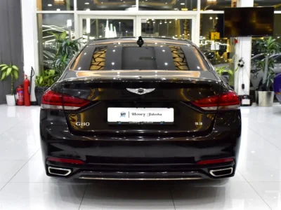 2018 Genesis G80 3.3T 6 Cylinders petrol Engine Black Sedan Automatic Korean Specs
