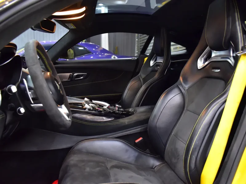 2015 Mercedes-Benz AMG AMG-GT S 4.0L V8 Biturbo Petrol Engine Yellow Black Coupe GCC