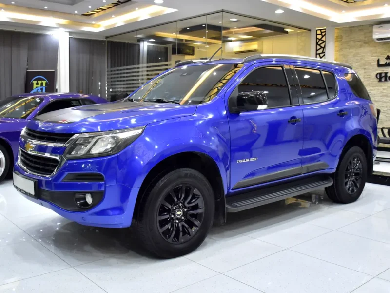 2018 Chevrolet Trailblazer 6 Cylinders Petrol Engine Blue Beige SUV GCC Specs Automatic