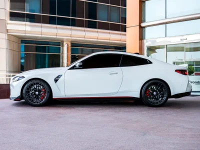 2023 BMW M4 CS S58 3.0L Twin-Turbo Inline-6 Petrol Engine White Black Coupe GCC Specs