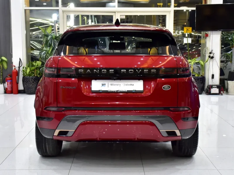 2021 Land Rover Range Rover Evoque R-Dynamic HSE 4 Cylinders Engine Red Maroon Crossover