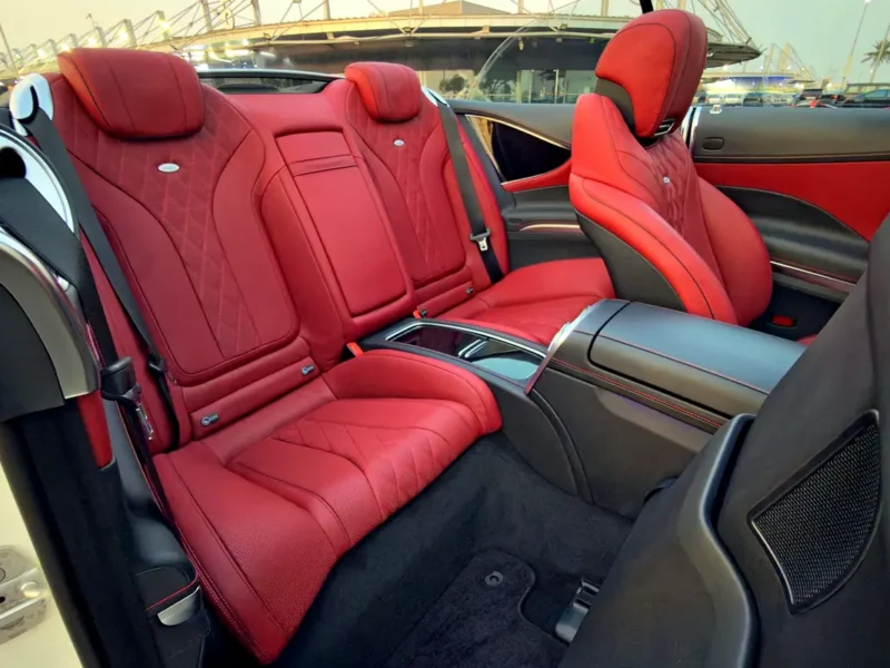2017 Mercedes-Benz S-Class S 550 AMG 8 Cylinders Petrol Engine White Red Convertible