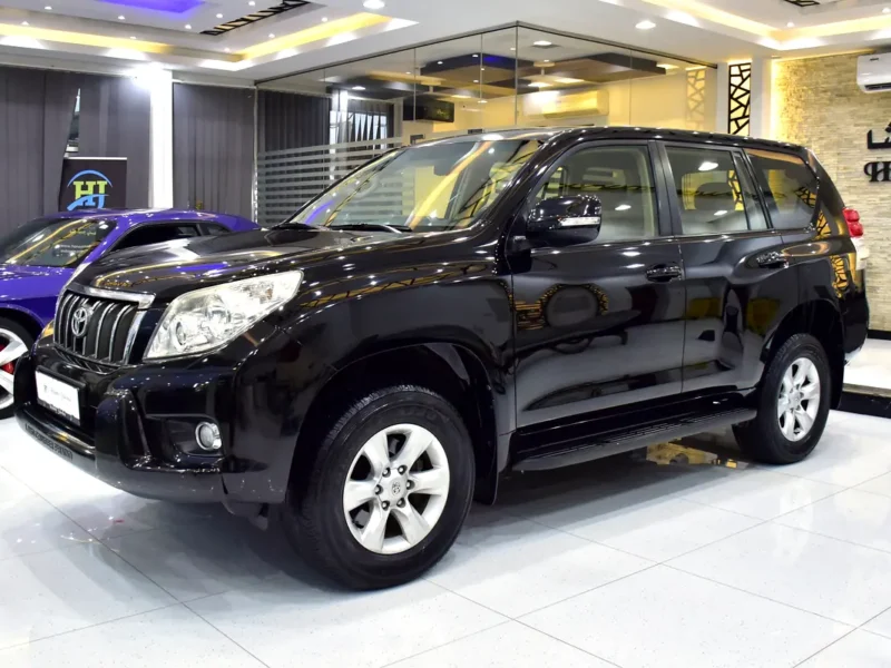 2013 Toyota Prado TXL 4 Cylinders Petrol Engine Black Beige SUV GCC Specs Automatic