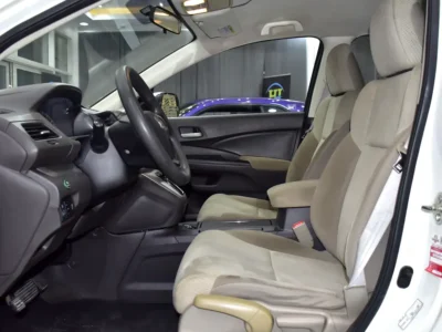 2013 Honda CR-V EX 4 Cylinders petrol Engine White Beige SUV GCC Specs Automatic
