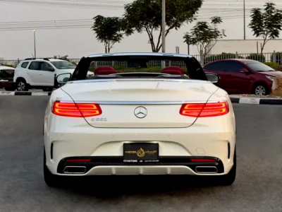 2017 Mercedes-Benz S-Class S 550 AMG 8 Cylinders Petrol Engine White Red Convertible