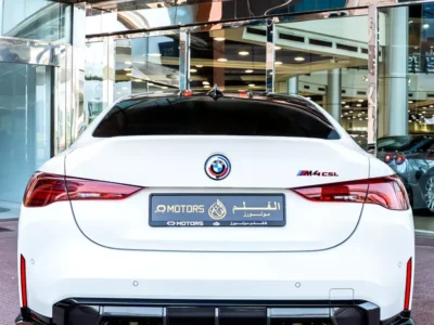 2023 BMW M4 CS S58 3.0L Twin-Turbo Inline-6 Petrol Engine White Black Coupe GCC Specs