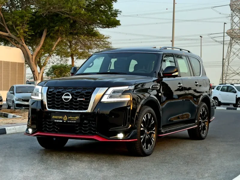 2023 Nissan Patrol Nismo 5.6 Litres V8 Petrol Engine Black Red SUV GCC Specs Pristine Condition