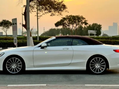 2017 Mercedes-Benz S-Class S 550 AMG 8 Cylinders Petrol Engine White Red Convertible
