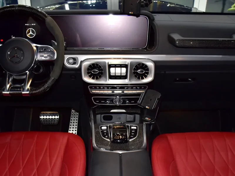2022 Mercedes-Benz G-Class G 63 AMG 8 Cylinders Petrol Engine Black Red SUV GCC Specs